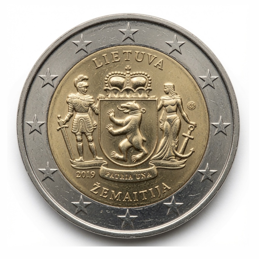 2 euros Samogitie – Lituanie – 2019