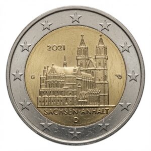 2 euros Saxe Anhalt – Allemagne – 2021