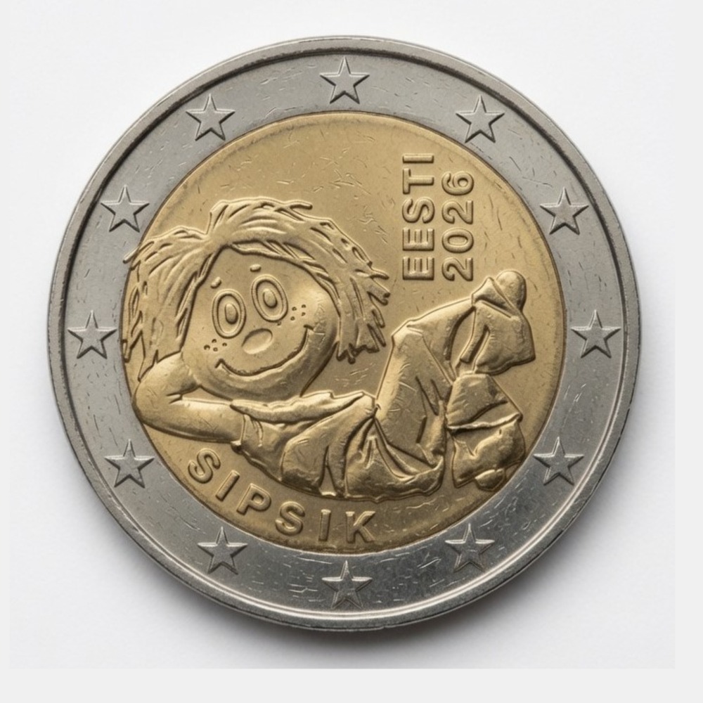 2 euro Sipsik – figuur uit de kinderliteratuur - Estland - 2026
