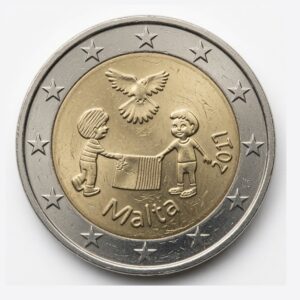 2 euros Solidarité et paix - Malte - 2017