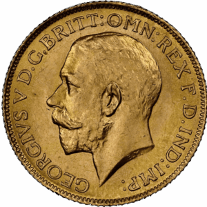 Souverain George V roi du Royaume-Uni