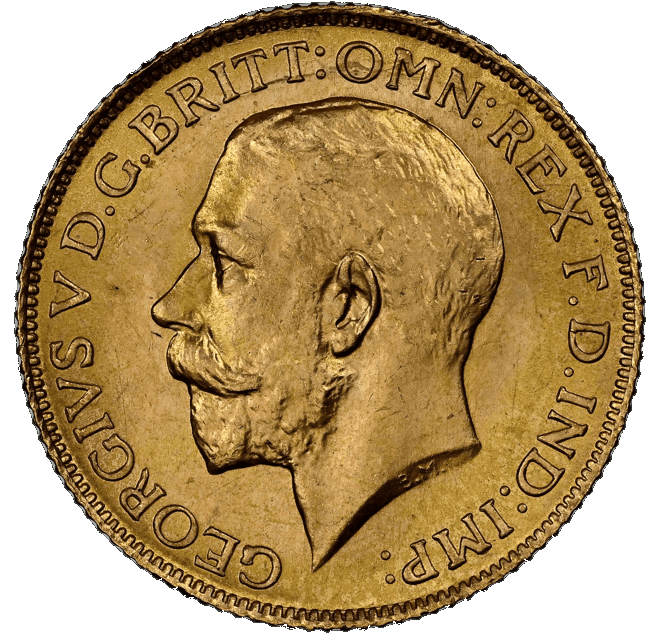Souverain George V roi du Royaume-Uni