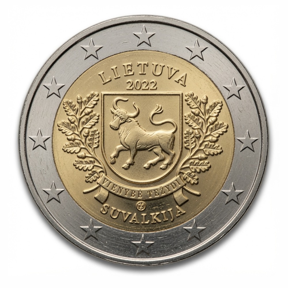 2 euros Suvalkija - Lituanie - 2022