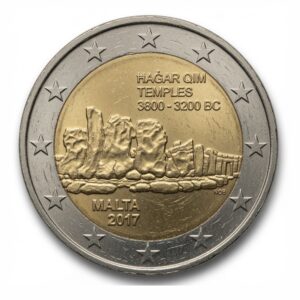 2 euros Hagar Qim - Malte - 2017