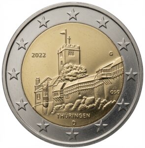 2 euro Thüringen – Duitsland – 2022