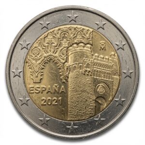 2 euros Toledo – Espagne – 2021