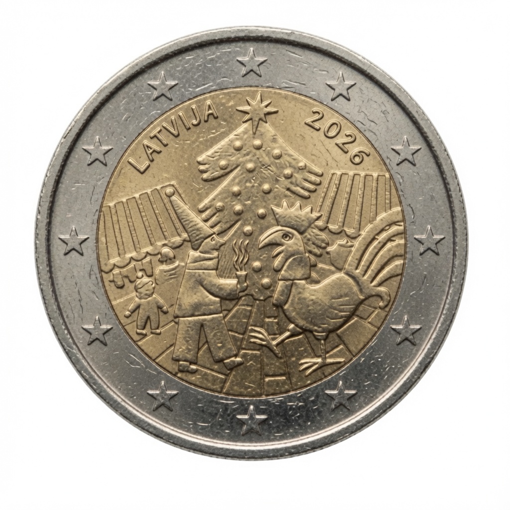 2 euro Traditie van de kerstmarkten – Letland – 2026