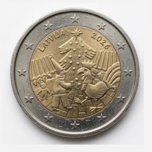 2 euros Tradition des marchés de Noël - Lettonie - 2026