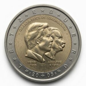 2 euros Grands-Ducs Henri et Adolphe – Luxembourg – 2005