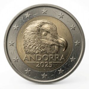 2 euros Gypaète barbu – Andorre – 2025