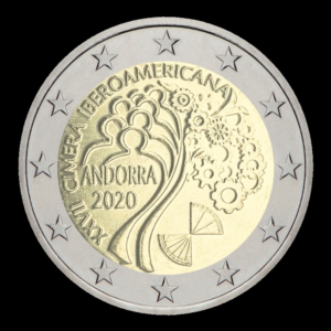 2 euros Sommet ibero-americain - Andorre 2020