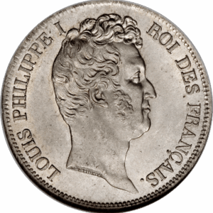 5 Francs Argent Louis-Philippe Jeune 1830-1831