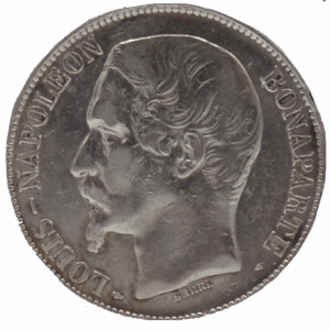 5 Francs Louis-Napoléon Bonaparte en argent