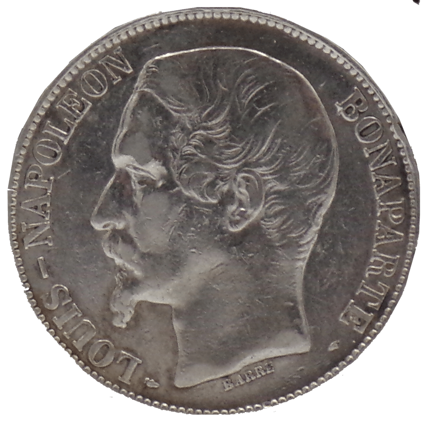 5 Francs Louis-Napoléon Bonaparte en argent